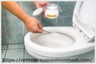 Thông bồn cầu bằng baking soda hiệu quả tức thì