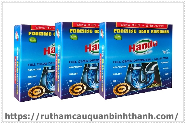 C&aacute;c loại thuốc xử l&yacute; nghẹt đường ống