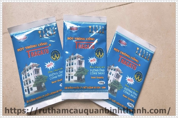 Thuốc xử l&yacute; nghẹt đường ống nghẹt Tracatu