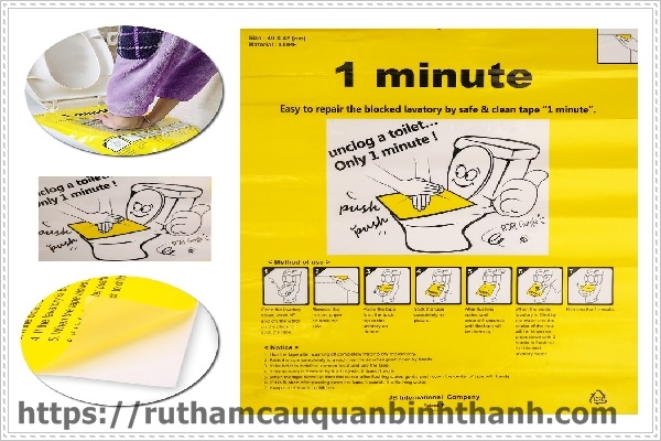 Vì sao cần sử dụng miếng dán thông bồn cầu