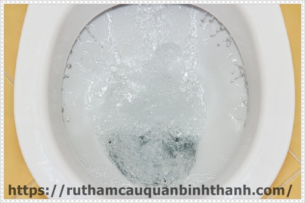 Kết quả th&ocirc;ng bồn cầu nghẹt bằng baking soda