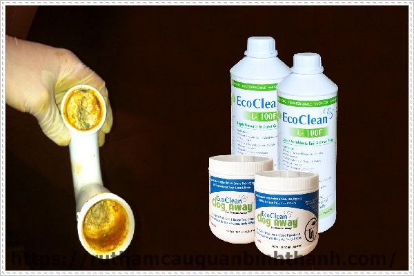 Sử dụng vi sinh ăn mỡ tr&aacute;nh tắc cống