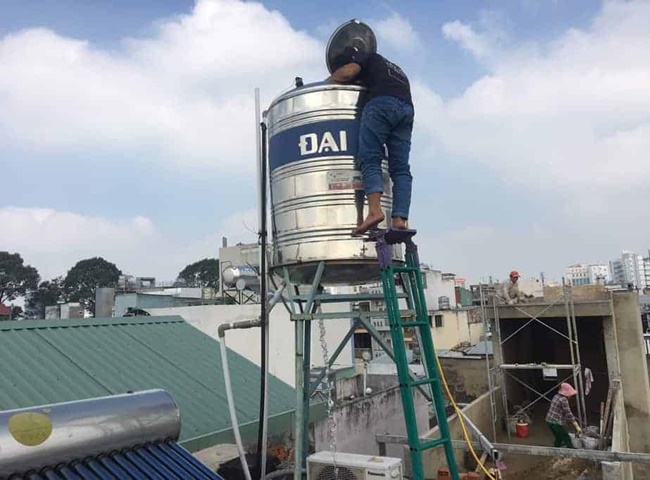 Vệ sinh bồn nước quận Bình Thạnh theo quy trình nào